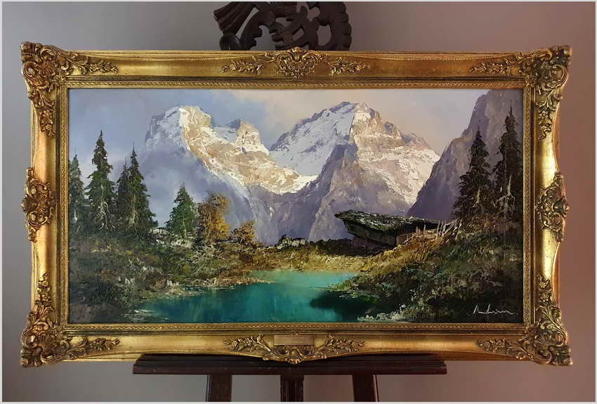 Cudne Arcydzieło! Karwendelspitze - Herbert Uerpmann (1911-1996)