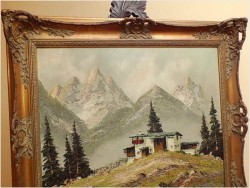 POLECAMY! KRAJOBRAZ ALPEJSKI -  WOLFGANG HEINZ UNGER *1929