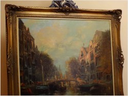 MEGA RARYTAS! KANAŁY AMSTERDAMU! DICKMEIS GERHARD (1918-1978r.)