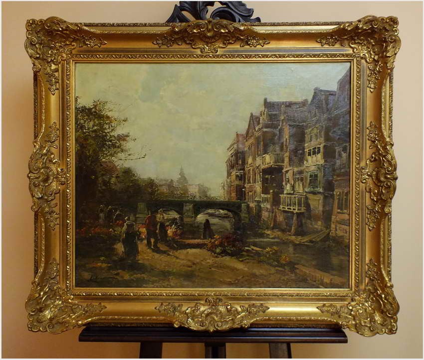 TARG KWIATOWY W AMSTERDAMIE! DICKMEIS GERHARD (Heinsberg 1918 – 1978 Jülich)