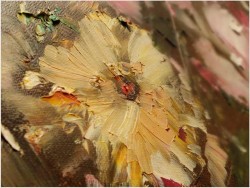 PAŁACOWE MALARSTWO! KWIATY W WAZONIE - Ingfried Paul HENZE-MORRO (1925-2013) CERTYFIKAT!