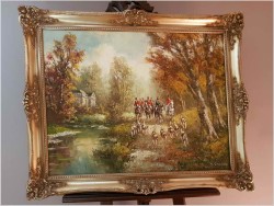 POLECAMY! WYJAZD NA POLOWANIE - WLADIMIR GRECHOW (*1917 IN MOSCOW)