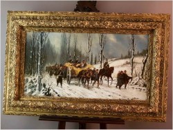 Panorama Batalistyczna! Epizod z Wojny Fracusko-Pruskiej z 1871 Roku / Sygn. Adolf Wald XIXw.