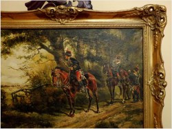 MALARSTWO BATALISTYCZNE! ZWIADOWCY, LUDWIG KOCH (Wien, Österreich, 1866 - 1934)
