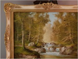 Ciekawe Malarstwo Romantyczne, Tajemniczy Las - Hans Wagner *1924