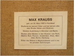 MUSZKIETERZY I WINO - oryg. MAX KRAUSS *1902 + ORGINALBRIEF!