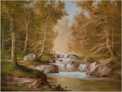 Ciekawe Malarstwo Romantyczne, Tajemniczy Las - Hans Wagner *1924