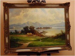 SIANOKOSY NAD JEZIOREM CHIEMSEE ~ HELMUT STADELHOFER ur.1914r 