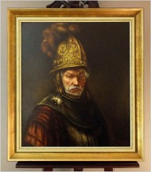 Zobacz obraz ! Człowiek w złotym hełmie, kopia w/g Rembrandt van Rijn