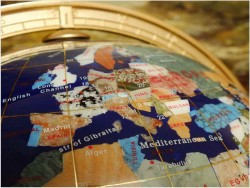 POLECAMY WIELKI GLOBUS, KAMIENIE PÓŁSZLACHETNE DO BIURA