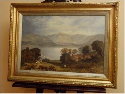 ROMANTYCZNY KRAJOBRAZ - John LANGSTAFFE (British,1849-1912) No:2