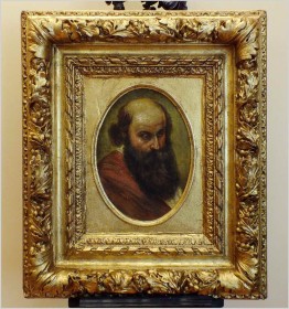 ZOBACZ KONIECZNIE! SYGNOWANY PORTRET STARCA - PRZEPIĘKNE BAROKOWE MALARSTWO XIXw.