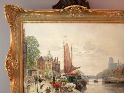 Polecamy Arcydzieło! Targ Kwiatowy w Amsterdamie - F. Max RICHTER-REICH (1896-1950)