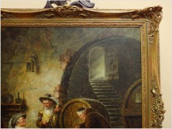 MALARSTWO AUKCYJNE! PRÓBA WINA U MNICHA ! org HEIN VAN DOREN ur. 1930r