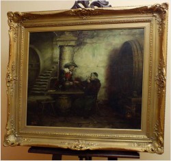 UNIKAT! DEGUSTACJA WINA ! org Prof. Willi DEPRÉ (1922-1995r.) „Blejtram, pieczęć lakowa!”