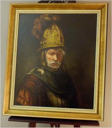 Zobacz obraz ! Człowiek w złotym hełmie, kopia w/g Rembrandt van Rijn