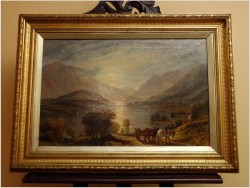 ROMANTYCZNY KRAJOBRAZ - John LANGSTAFFE (British,1849-1912) No:1