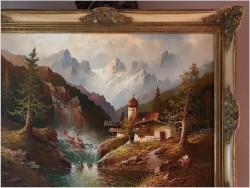 Wodospady W Pitztal z Widokiem na Wildgrat - Gustaw Weiss/Guwe XXL