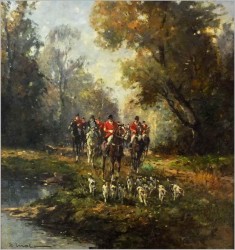 WYJAZD NA POLOWANIE - KARL MOHR *1922