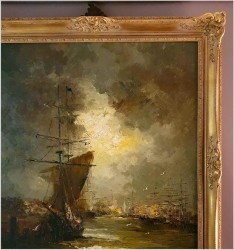 Żaglowiec Na Redzie - Johannes Hubertus Hendrikus BÉVORT (1917-1996)