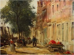 KANAŁY AMSTERDAMU! DICKMEIS GERHARD (1918-1978r.)