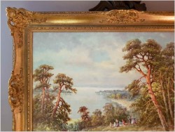 Polecamy wyjątkowy obraz olejny! Piknik - Horst Hartung (*1921 Berlin)