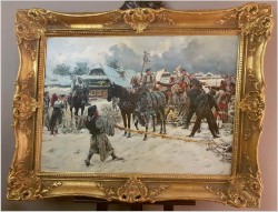 Polecamy! Brama Weselna w Zimowej Scenie - Piotr C. Stojanow (Bulgarisch, 1857-1957)