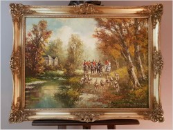 POLECAMY! WYJAZD NA POLOWANIE - WLADIMIR GRECHOW (*1917 IN MOSCOW)