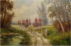 POLECAMY! WYJAZD NA POLOWANIE - WLADIMIR GRECHOW (*1917 IN MOSCOW)