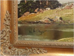 POLECAMY! KRAJOBRAZ ALPEJSKI -  WOLFGANG HEINZ UNGER *1929