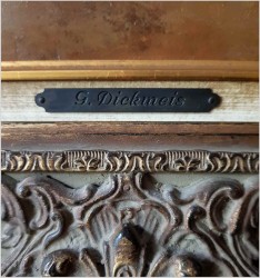 Malarstwo Aukcyjne! Chłopiec w Kurniku - Dickmeis Gerhard (Heinsberg 1918 - 1978 Jülich) Rozmiar XXL