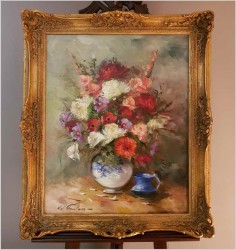 KWIATY W WAZONIE - JEAN JACQUES FOULON (1923-1980)