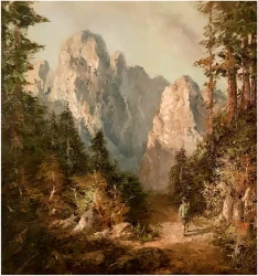 Palagruppe Dolomiten - Oryg. Herbert Uerpmann (1911-1996)