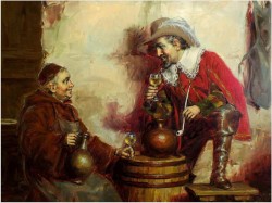 ROZMOWA PRZY WINIE ! org Prof. Willi DEPRÉ (1922-1995r.)