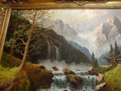 WODOSPADY, IM ÖTZTAL ~GUSTAW WEISS/GUWE (108cmx78cm)