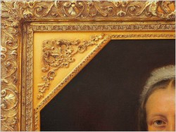POLECAMY! PIĘKNY PAŁACOWY PORTRET BIEDERMEIER PRZEDSTAWIAJĄCY POSTAĆ KOBIETY XIXw.