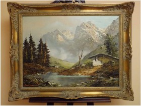 UNIKAT ! WILDER KAISER - ORYGINALNY HERBERT UERPMANN (1911-1996r.)