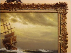 PAŁACOWE MALARSTWO MARYNISTYCZNE - ERNST ALSEN (1920 - 1989)