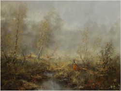 MALARSTWO AUKCYJNE! BAŻANTY - H. HANSUNG *1924