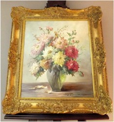 Kompozycja Kwiatów W Wazonie - Hedwig Petermann (1877-1919)