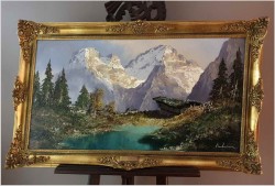 Cudne Arcydzieło! Karwendelspitze - Herbert Uerpmann (1911-1996)