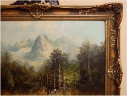 ROMANTYZM! PEJZAŻ ZE SZTAFAŻEM ~ KARL SCHMIDBAUER (Österreich 1921-1998)