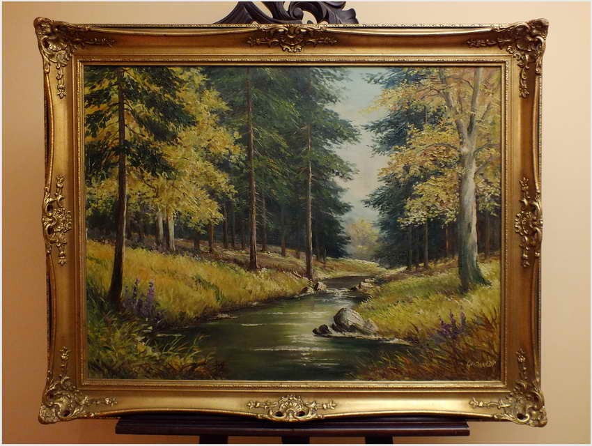 POLECAMY! PIĘKNA JESIEŃ - sygn. GOTTHARDT XXw.