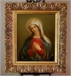 Malarstwo Sakralne - Matka Boska Modląca Się XIXw.