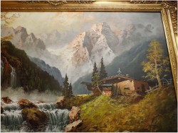 WODOSPADY, IM ÖTZTAL ~GUSTAW WEISS/GUWE (108cmx78cm)