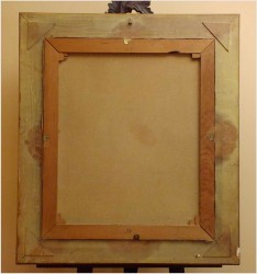 OBRAZ MYŚLIWSKI, SARNY U WODOPOJU - GEORG MAJEWICZ (1897 - 1965)