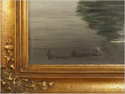 ŁODZIE RYBACKIE NA MORZU - ERNST HUGO LORENZ MUROWANA (1872-1950)