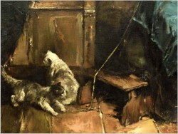 UWAGA, WYPRZEDAŻ KOLEKCJI! - ZABAWA Z KOTAMI - DICKMEIS GERHARD (1918 – 1978)