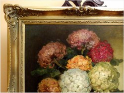 CHRYSANTHEMEN IN VASE - Klaus Clausmeyer  (* 1887 in München; † 11. März 1968 in Düsseldorf)