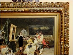 POLECAMY! W PRACOWNI, ATELIER MALARZA - BENNETT, Frank Moss (1874-1952)